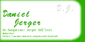 daniel jerger business card